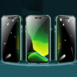 Custodia vetro temperato con struttura metallica per iPhone 11 e