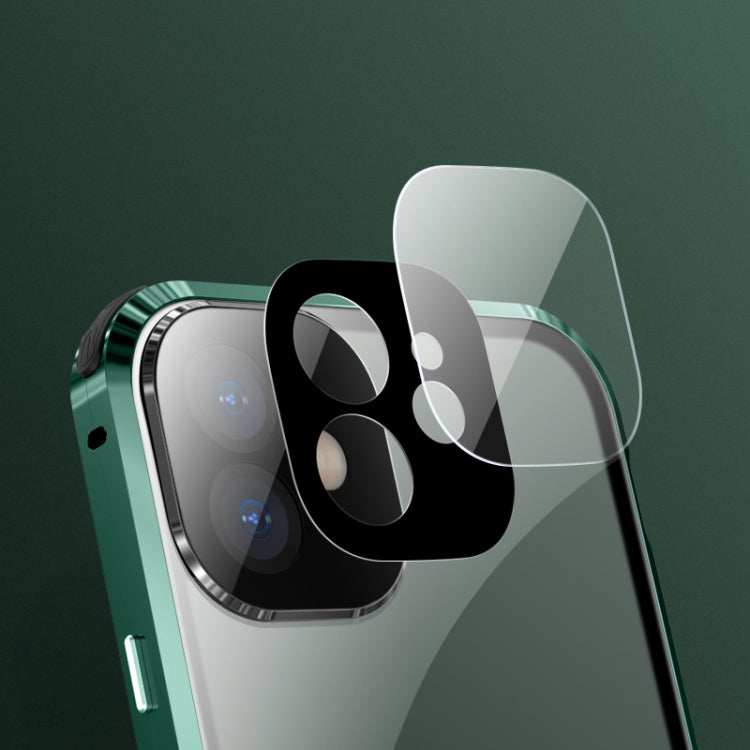 Custodia vetro temperato con struttura metallica per iPhone 11 e