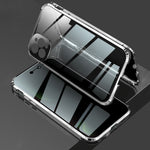 Custodia vetro temperato con struttura metallica per iPhone 11 e