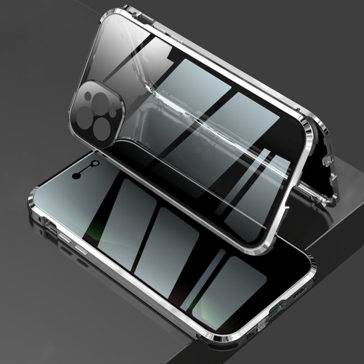 Custodia vetro temperato con struttura metallica per iPhone 11 e