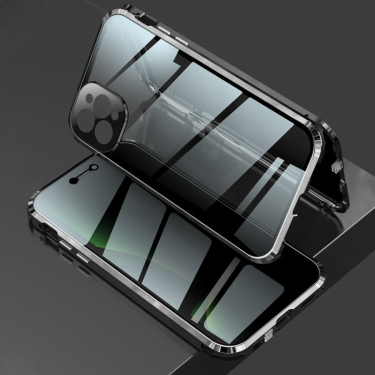 Custodia vetro temperato con struttura metallica per iPhone 11 e