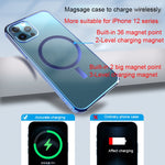 Custodia TPU trasparente con placcatura laser per iPhone 12 Pro M