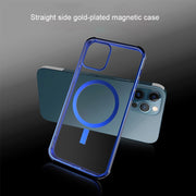 Placcatura laser laterale dritta Custodia Magsafe antiurto in TPU trasparente a copertura totale, For iPhone 12 mini, For iPhone 12 Pro, For iPhone 12 Pro Max