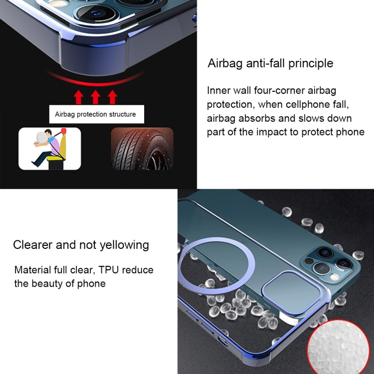 Custodia TPU trasparente con placcatura laser per iPhone 12 Pro M