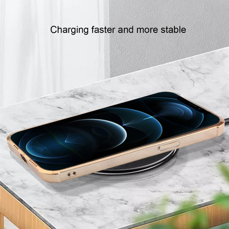 Custodia TPU trasparente con placcatura laser per iPhone 12 Pro M