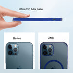 Custodia TPU trasparente con placcatura laser per iPhone 12 Pro M