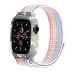 Cinturini per cinturino da polso di ricambio in nylon per Apple Watch Series 6 e SE e 5 e 4 40 mm / 3 e 2 e 1 38 mm, For Apple Watch Series 7 41mm / 6 & SE & 5 & 4 40mm / 3 & 2 & 1 38mm, For Apple Watch Series 8&7 41mm / SE 2&6&SE&5&4 40mm / 3&2&1 38mm