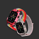 Cinturini per cinturino da polso di ricambio in nylon per Apple Watch Series 6 e SE e 5 e 4 40 mm / 3 e 2 e 1 38 mm, For Apple Watch Series 7 41mm / 6 & SE & 5 & 4 40mm / 3 & 2 & 1 38mm, For Apple Watch Series 8&7 41mm / SE 2&6&SE&5&4 40mm / 3&2&1 38mm