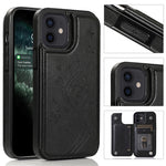 Custodia Farfalle Fiori per iPhone 12 mini e 12 Pro