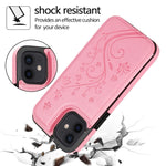 Custodia Farfalle Fiori per iPhone 12 mini e 12 Pro