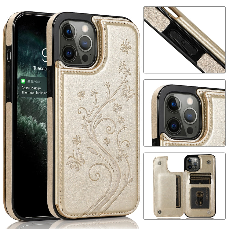 Custodia Farfalle Fiori per iPhone 12 mini e 12 Pro