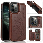Custodia Farfalle Fiori per iPhone 12 mini e 12 Pro