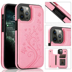 Custodia Farfalle Fiori per iPhone 12 mini e 12 Pro
