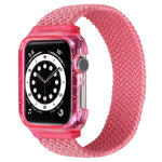 Cinturini per cinturino da polso di ricambio in tessuto con telaio per Apple Watch Series 6 e SE e 5 e 4 44 mm / 3 e 2 e 1 42 mm, 128mm, 135mm, 140mm, 145mm