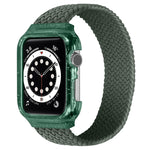 Cinturini per cinturino da polso di ricambio in tessuto con telaio per Apple Watch Series 6 e SE e 5 e 4 44 mm / 3 e 2 e 1 42 mm, 128mm, 135mm, 140mm, 145mm