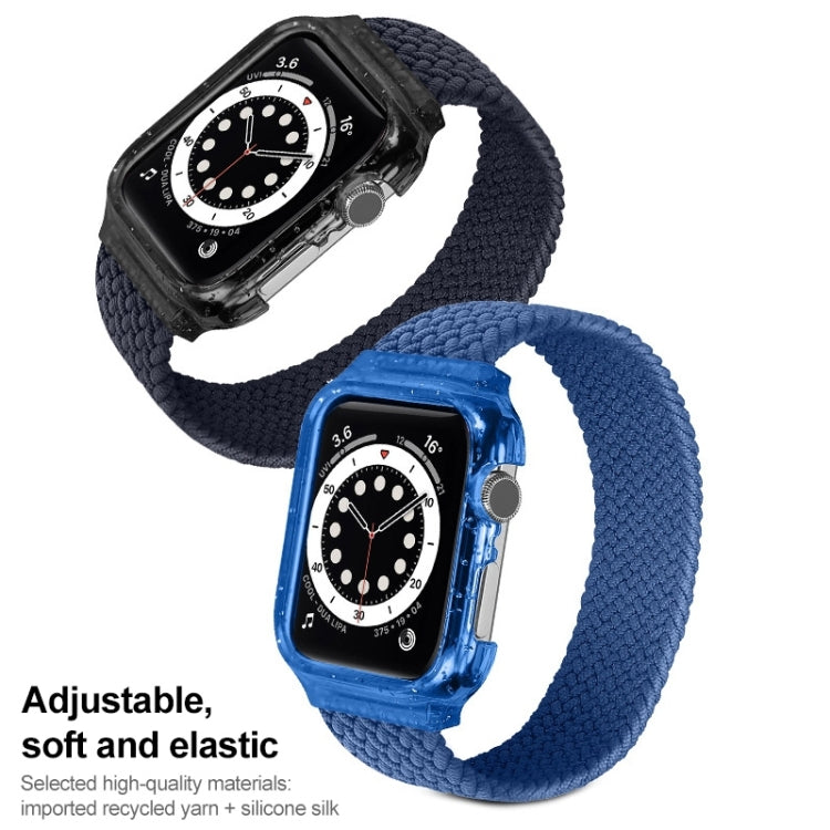 Cinturini per cinturino da polso di ricambio in tessuto con telaio per Apple Watch Series 6 e SE e 5 e 4 44 mm / 3 e 2 e 1 42 mm, 150mm, 155mm, 160mm, 165mm