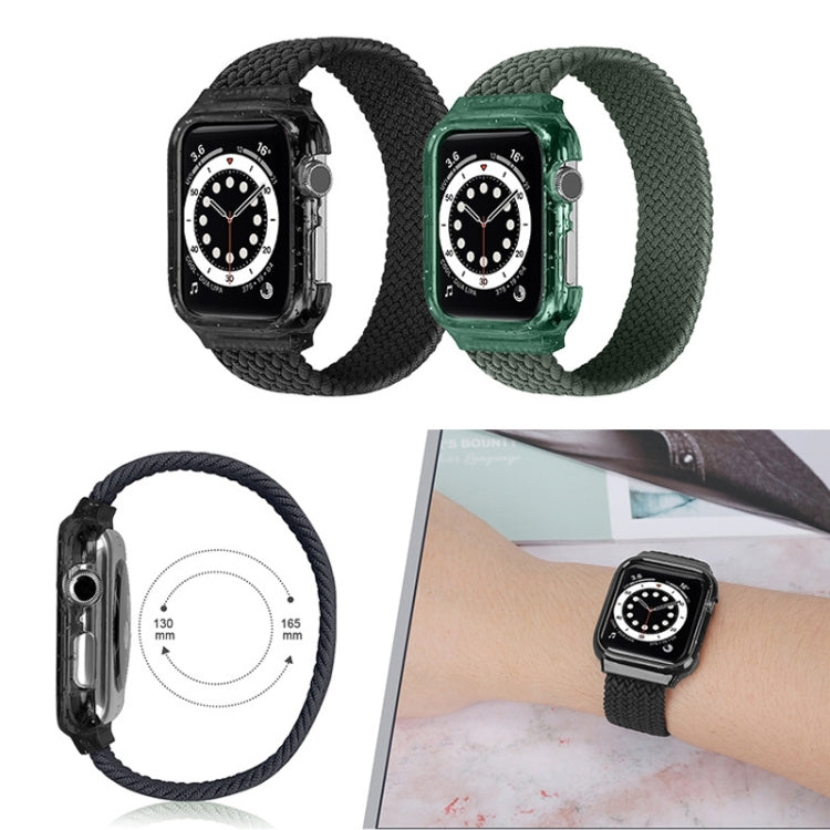 Cinturini per cinturino da polso di ricambio in tessuto con telaio per Apple Watch Series 6 e SE e 5 e 4 44 mm / 3 e 2 e 1 42 mm, 150mm, 155mm, 160mm, 165mm