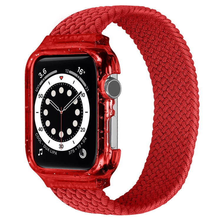 Cinturini per cinturino da polso di ricambio in tessuto con telaio per Apple Watch Series 6 e SE e 5 e 4 44 mm / 3 e 2 e 1 42 mm, 150mm, 155mm, 160mm, 165mm