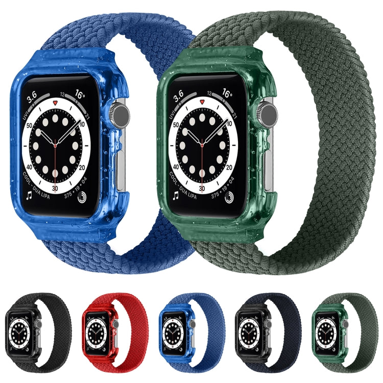 Cinturini per cinturino da polso di ricambio in tessuto con telaio per Apple Watch Series 6 e SE e 5 e 4 44 mm / 3 e 2 e 1 42 mm, 150mm, 155mm, 160mm, 165mm