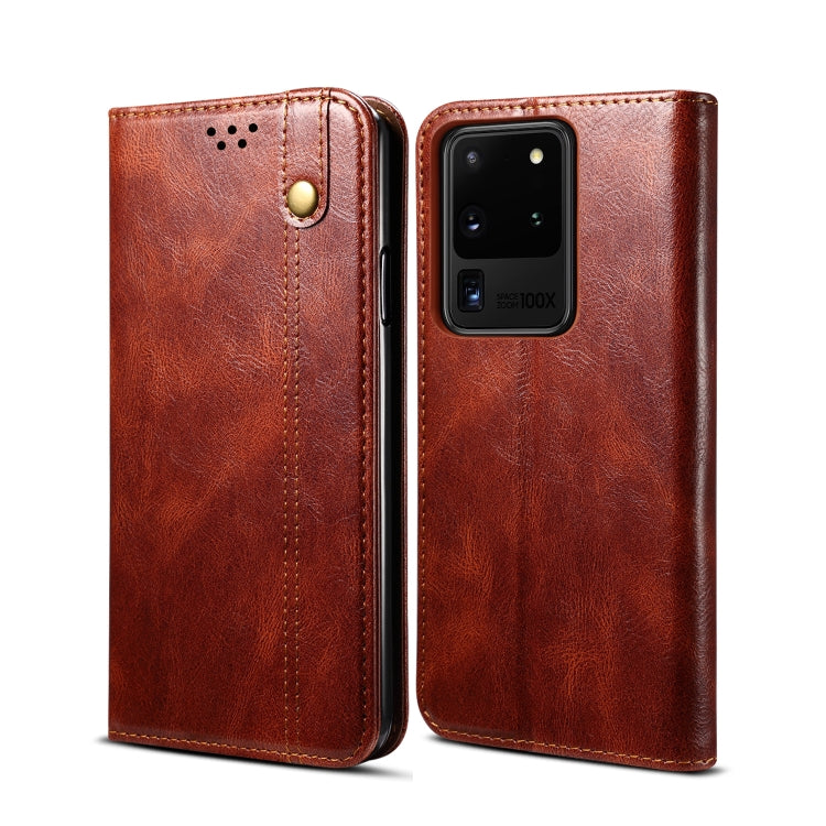 Custodia portafoglio in pelle per Samsung Galaxy S20+