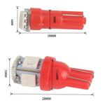 Lampada di ingombro per indicatori di direzione a LED per modifica auto/moto da 50 pezzi T5/T10, A3606