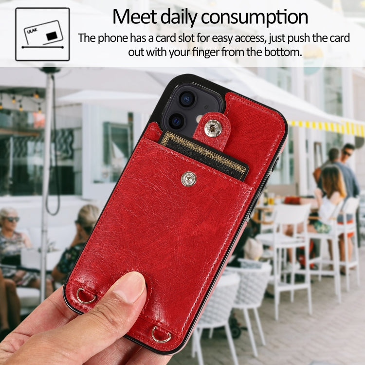 Custodia antiurto in pelle PU per iPhone 12