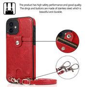 Custodia antiurto in pelle PU per iPhone 12