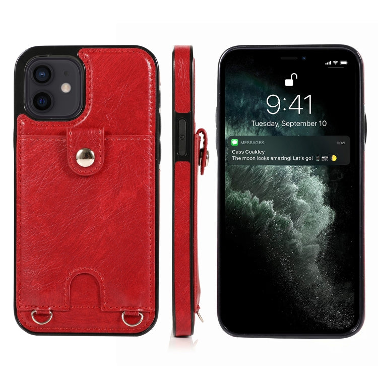 Custodia antiurto in pelle PU per iPhone 12