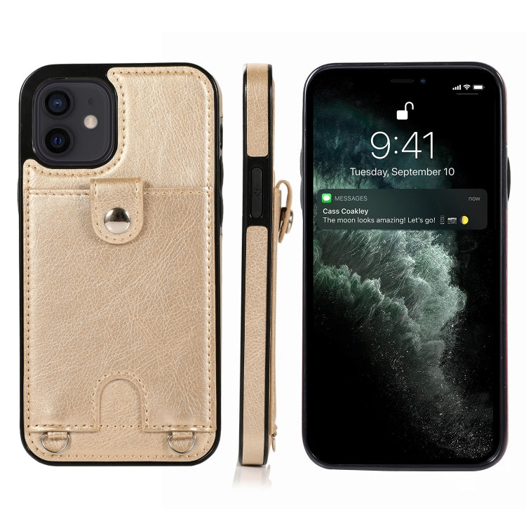 Custodia antiurto in pelle PU per iPhone 12