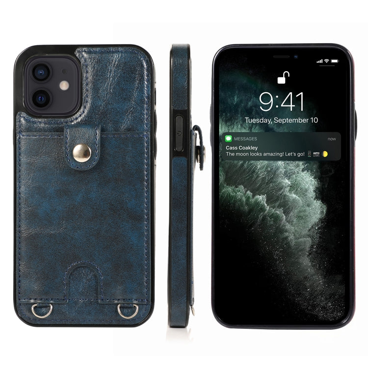 Custodia antiurto in pelle PU per iPhone 12