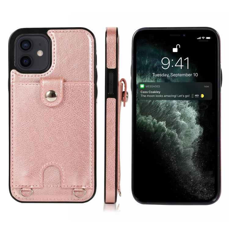 Custodia antiurto in pelle PU per iPhone 12