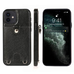 Custodia antiurto in pelle PU per iPhone 12