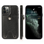 Custodia antiurto in pelle PU per iPhone 12