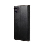 Custodia in pelle con slot carte per iPhone 11 e 12