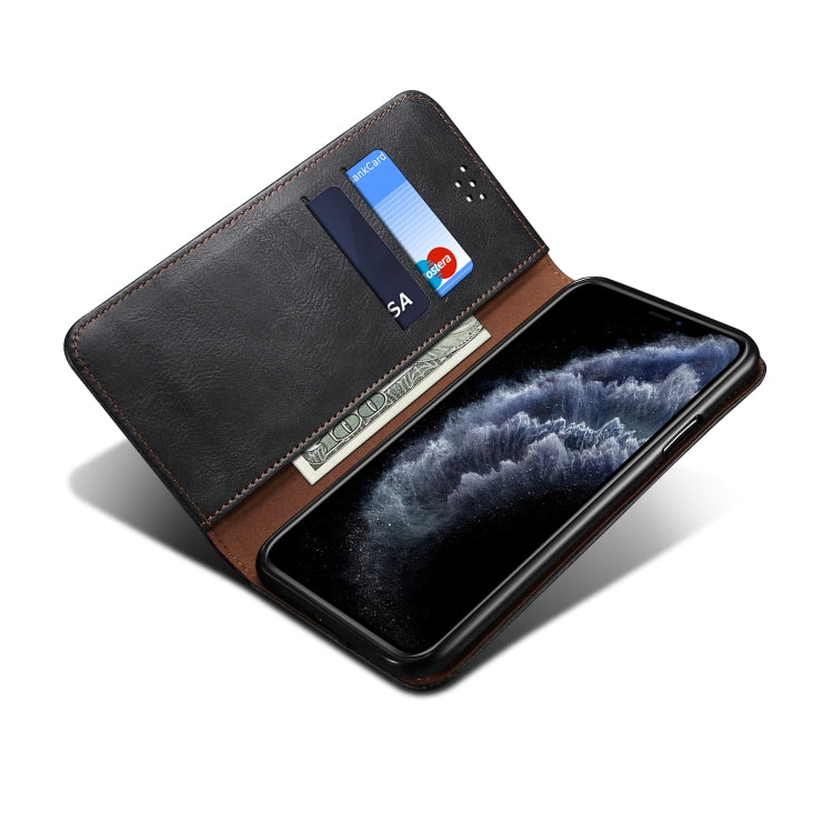 Custodia in pelle con slot carte per iPhone 11 e 12