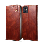 Custodia in pelle con slot carte per iPhone 11 e 12