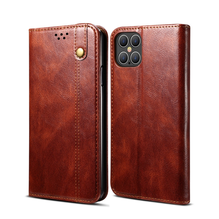 Custodia in pelle con slot carte per iPhone 11 e 12
