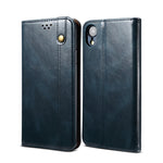 Custodia portafoglio in pelle con slot carte per iPhone XS Max