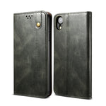Custodia portafoglio in pelle con slot carte per iPhone XS Max