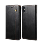 Custodia portafoglio in pelle con slot carte per iPhone XS Max