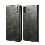 Custodia portafoglio in pelle con slot carte per iPhone XS Max