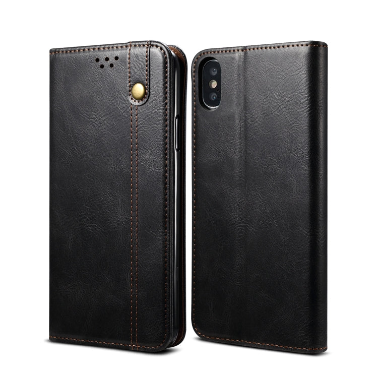 Custodia portafoglio in pelle con slot carte per iPhone XS Max