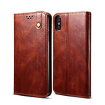 Custodia portafoglio in pelle con slot carte per iPhone XS Max