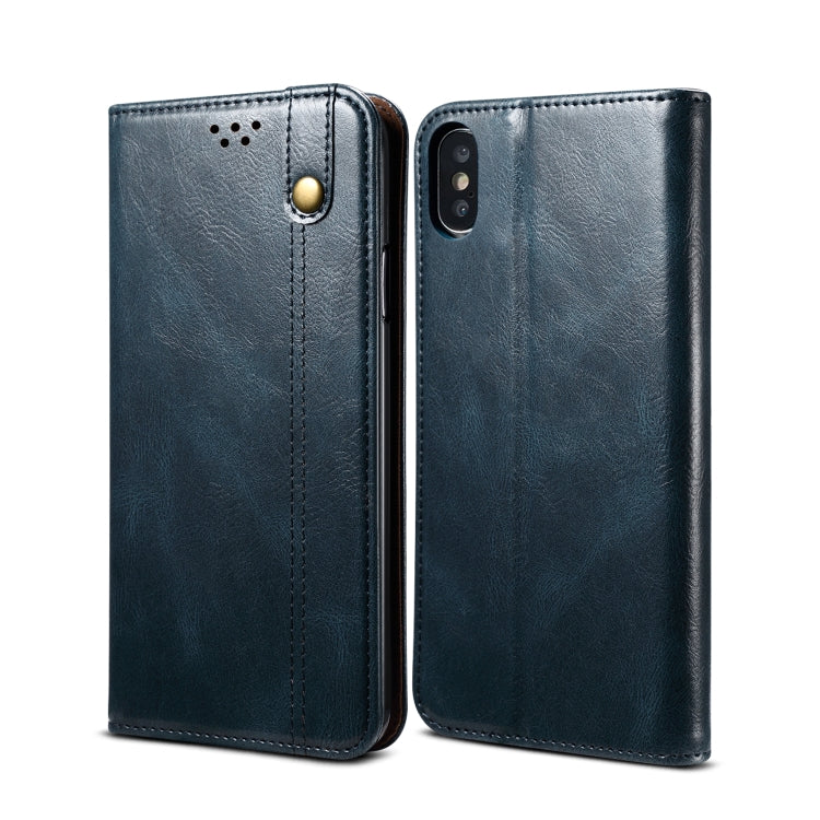 Custodia portafoglio in pelle con slot carte per iPhone XS Max