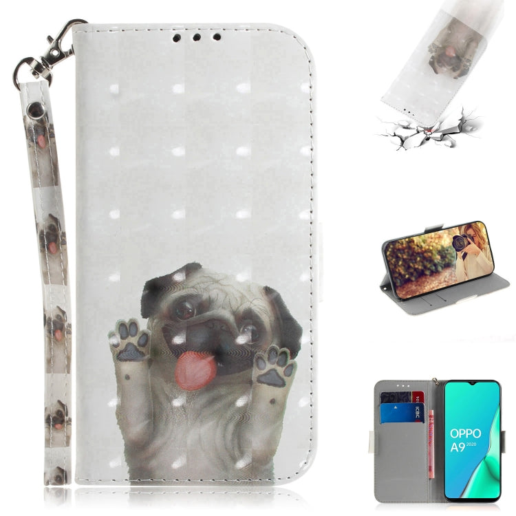 Custodia portafoglio in pelle flip per OPPO A11 e A52