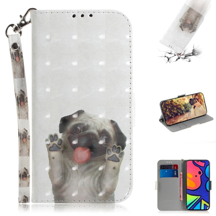 Custodia portafoglio in pelle flip per Samsung Galaxy F41