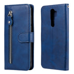 Custodia portafoglio in pelle con zip per smartphone OPPO compati