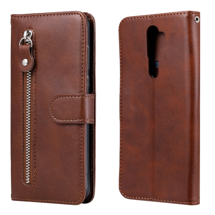 Custodia portafoglio in pelle con zip per smartphone OPPO compati