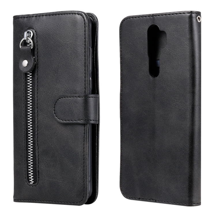 Custodia portafoglio in pelle con zip per smartphone OPPO compati