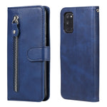 Custodia portafoglio in pelle con zip per smartphone OPPO compati